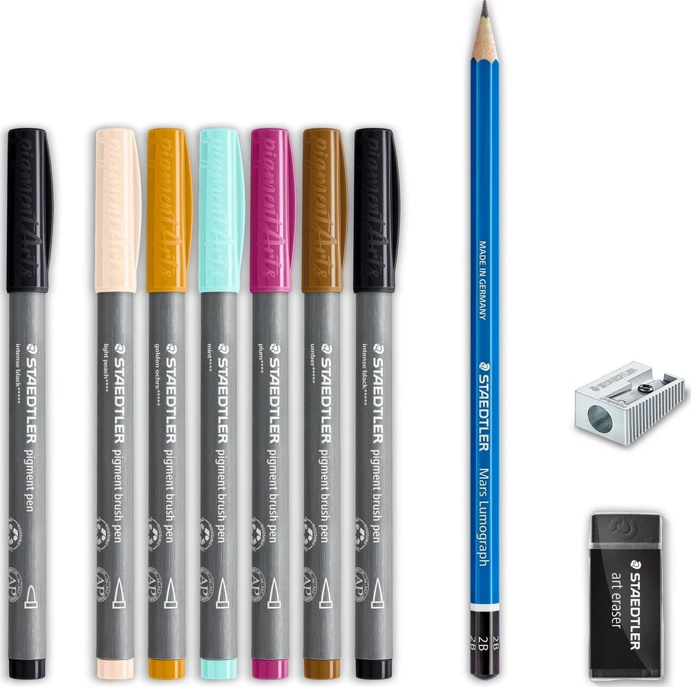 Staedtler STAEDTLER "Design Journey" LineArt & Botanical Set 10 dalių mažmeninė prekyba