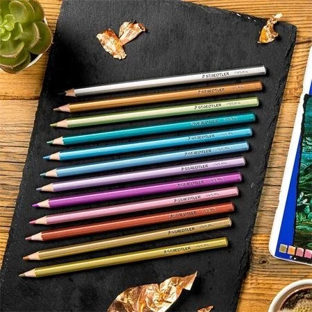 Staedtler STAEDTLER ''Design Journey'' Buntstifte metallic 12-Set FSC retail