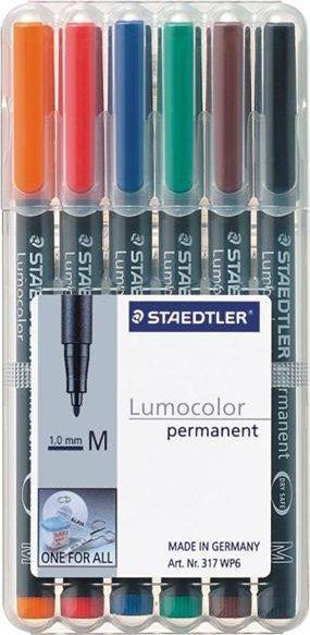 Staedtler STAEDTLER Folienstift Lumocolor M perm 6St