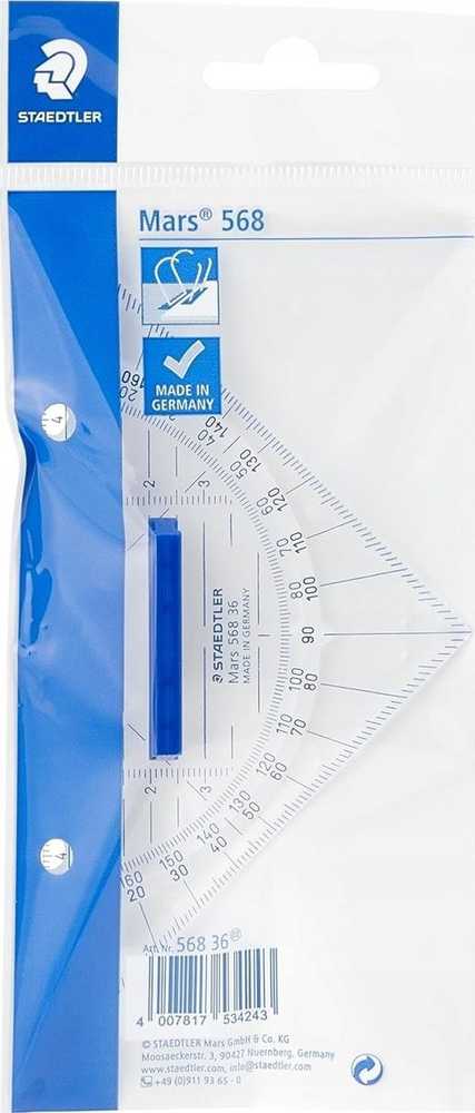 Staedtler Linijka kątowa 16cm P.styrol su laikikliu tr