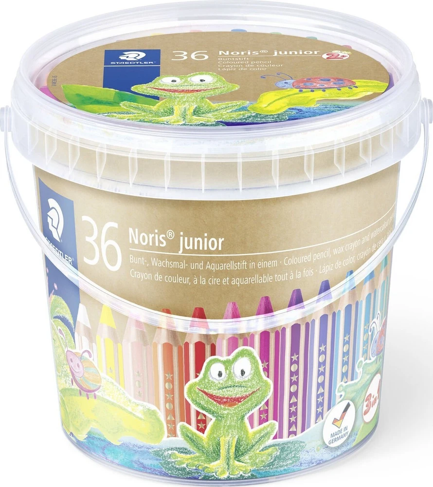 Staedtler STAEDTLER Kredki Noris junior 36 Stk. kibirėlyje retail