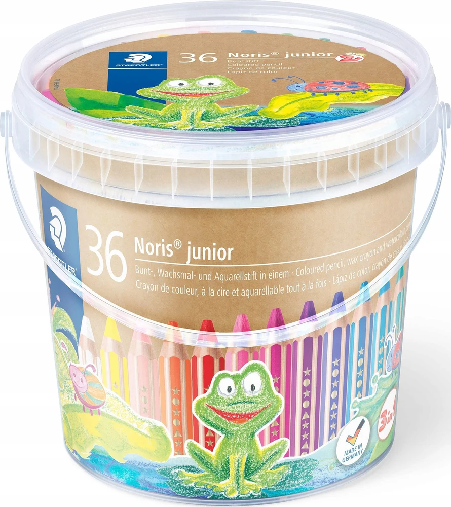 Staedtler STAEDTLER Kredki Noris junior 36 Stk. kibirėlyje retail