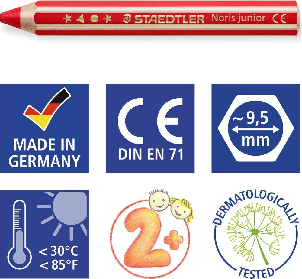 Staedtler STAEDTLER Kredki Noris junior 36 Stk. kibirėlyje retail
