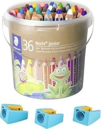Staedtler STAEDTLER Kredki Noris junior 36 Stk. kibirėlyje retail