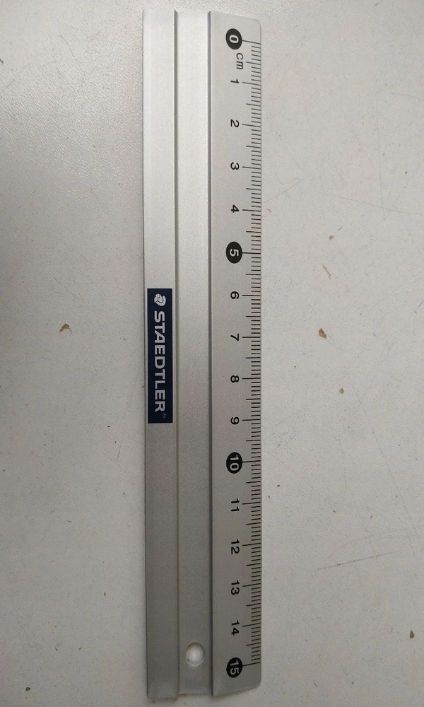Staedtler STAEDTLER Lineal Metall 15cm