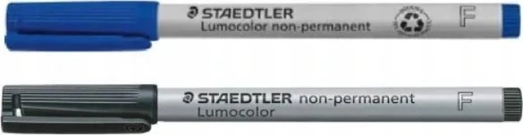 Staedtler Staedtler Lumocolor 316 marker 2 vnt. Juodas, Mėlyna
