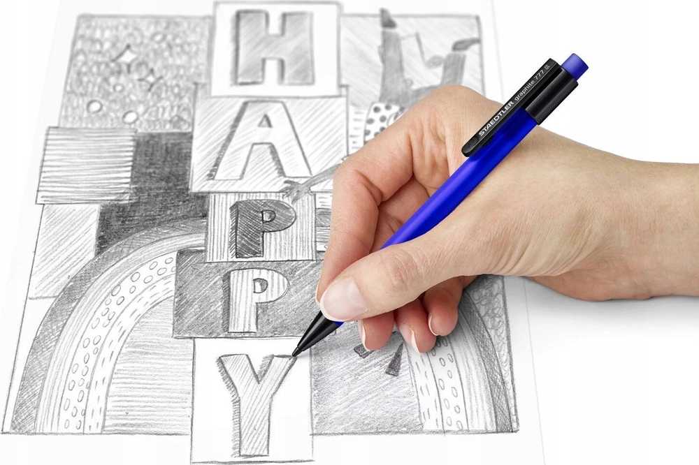 Staedtler STAEDTLER mechaninis pieštukas grafitas B 05 rausvai raudona