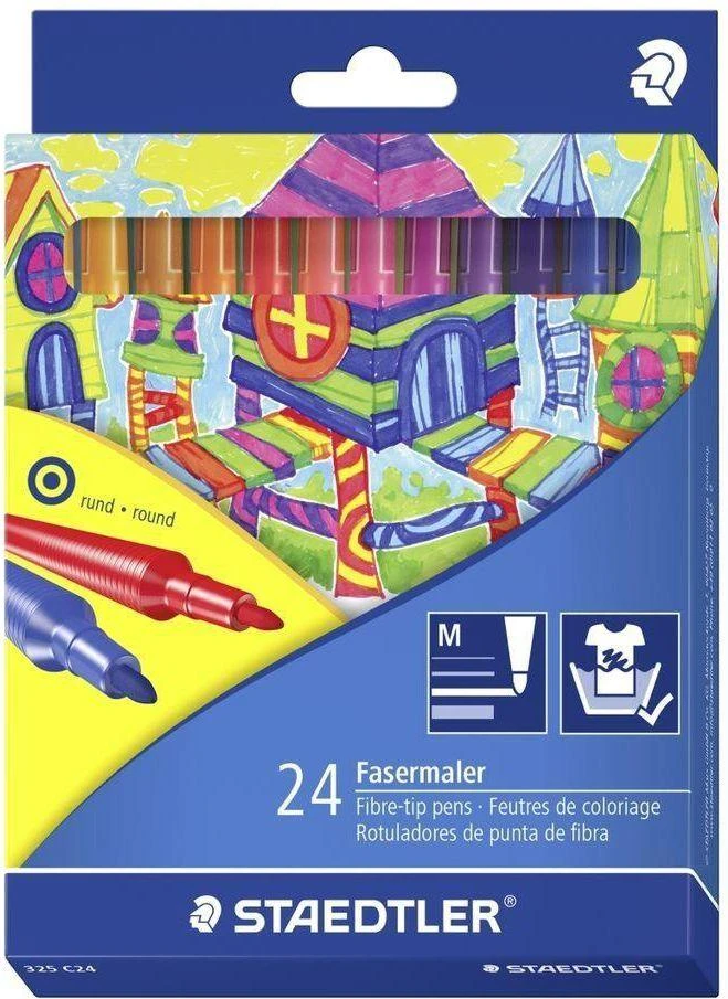 Flomasteriai STAEDTLER Noris Club, 24 splavų