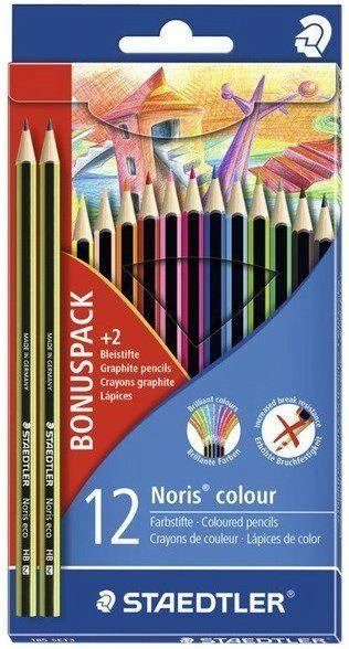 Spalvoti pieštukai STAEDTLER Noris Colour, 12 vnt.