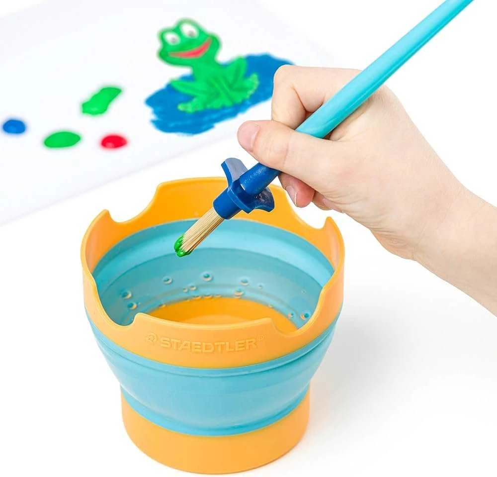 STAEDTLER vaikiškas vandens indelis su teptuku