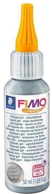 Fimo skystis - FIMO - Sidabras - 50ml - Kietėjimo gelis krosnyje - Daugiakartis kūrybinis naudojimas