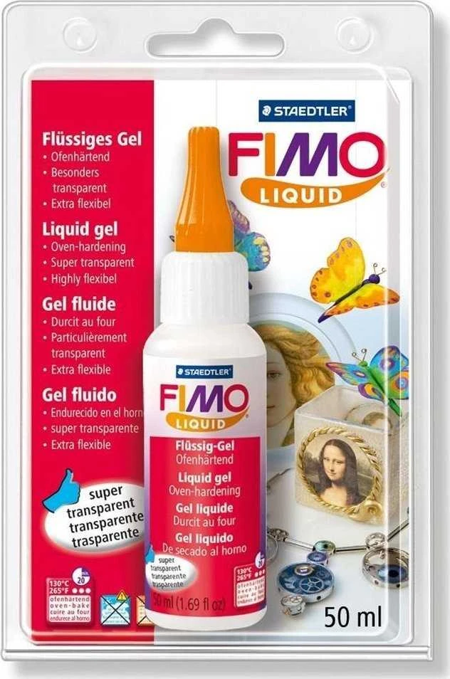Fimo Staedtler termoreaktyvus skystas dekoravimo gelis - Staedtler - skaidrus 50 ml