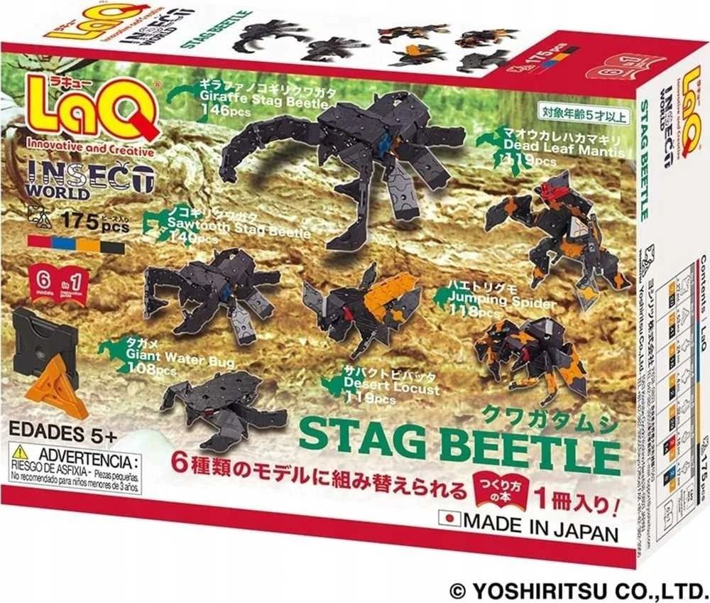 Konstruktorius LaQ „Insect World Stag Beetle”