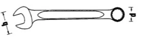 Kombinuotas raktas Stahlwille 40081313; 13 mm