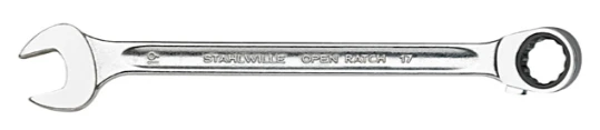 Kombinuotas raktas su terkšle Stahlwille 41171616; 16 mm