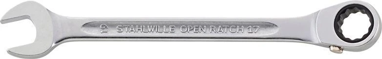 Kombinuotas raktas su terkšle Stahlwille 4117131; 13 mm