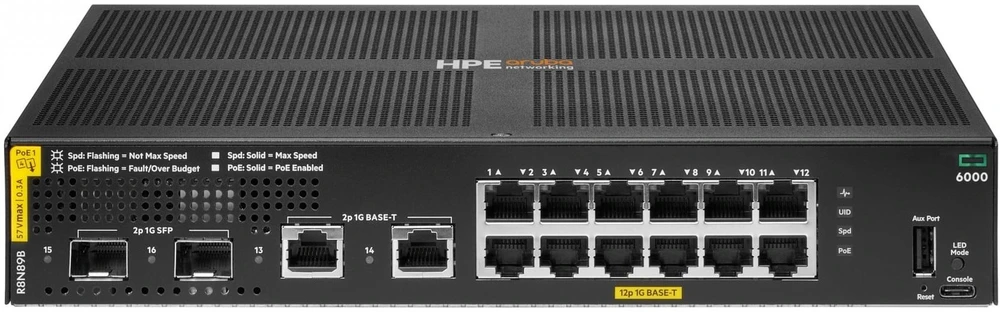 Šakotuvas Switch HP CX 6000 12G (R8N89B)