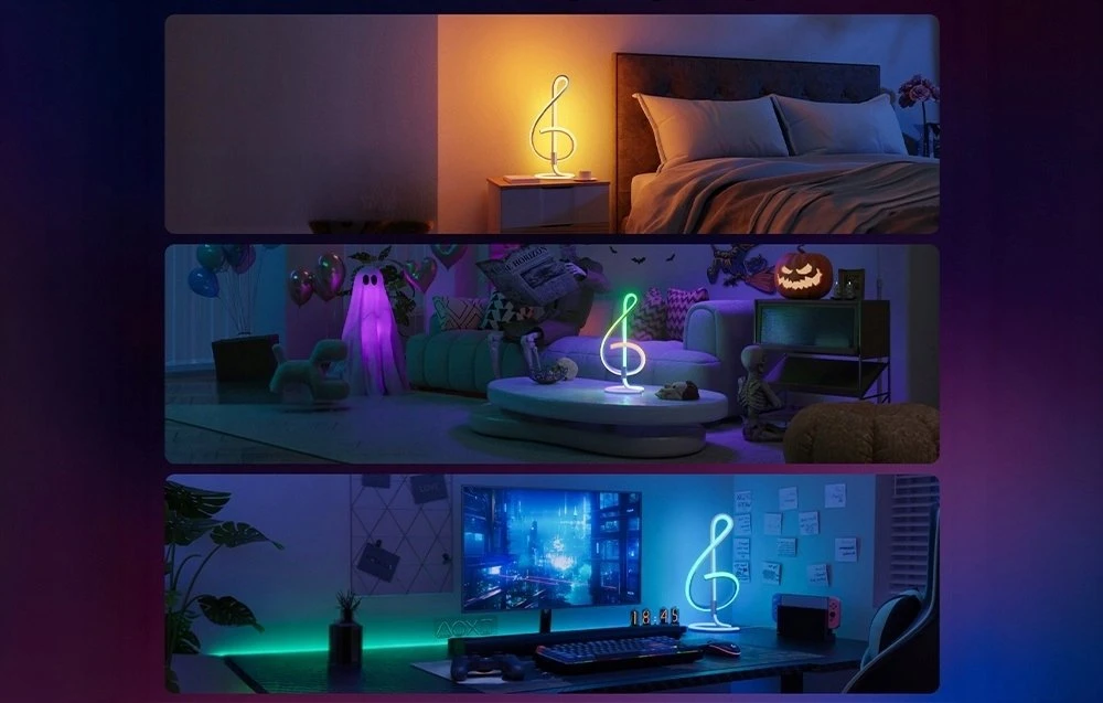 Stalinė lempa Activejet Lampa biurkowa LEPRO TB2 Rgb