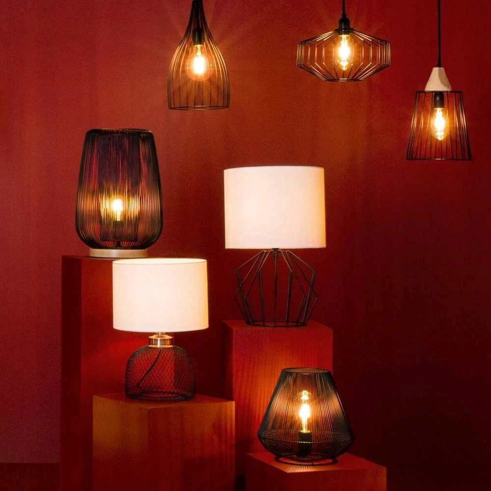 Atmosphera Lamp Stalinė lempa EMIE su baltu gaubtu