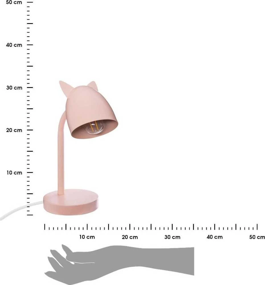 Atmosphera Lamp Stalinis šviestuvas OREILLES ROSE, metalinis, balta spalva
