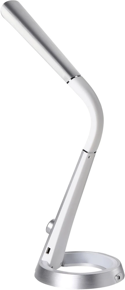 Beliani LED stalinė lempa CANOPUS su USB jungtimi, sidabrinė