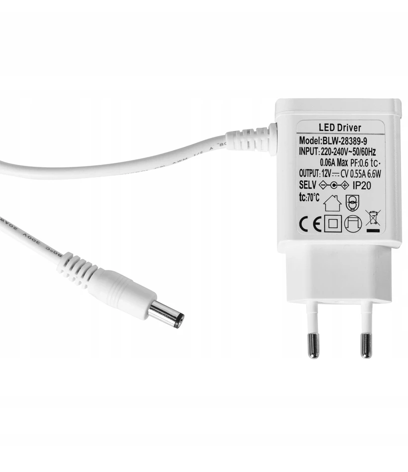 Beliani LED stalo lempa PICTOR su reguliatoriumi, balta