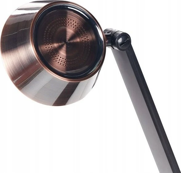 Beliani LED stalinė lempa CHAMAELEON su reguliatoriumi metalinė varinė
