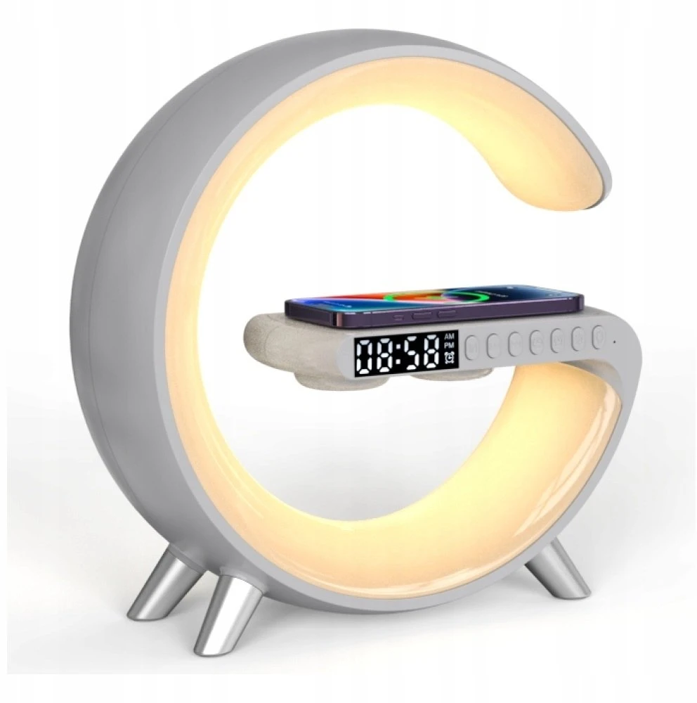 Beline Multifunctional Lamp MajesticLine with alarm clock and bluetooth kolonėlė baltos spalvosZapytaj Chat