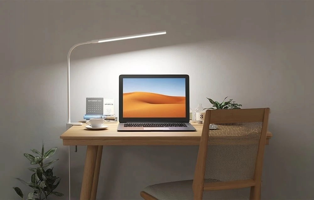 LEPRO 310005 Desk Lamp, 460 lm (Baltas)