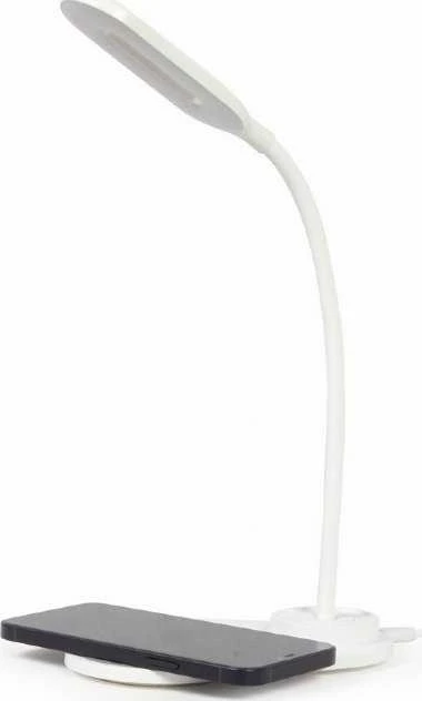 Gembird | Stalinė lempa su belaidžiu įkrovikliu | TA-WPC10-LED-01-W