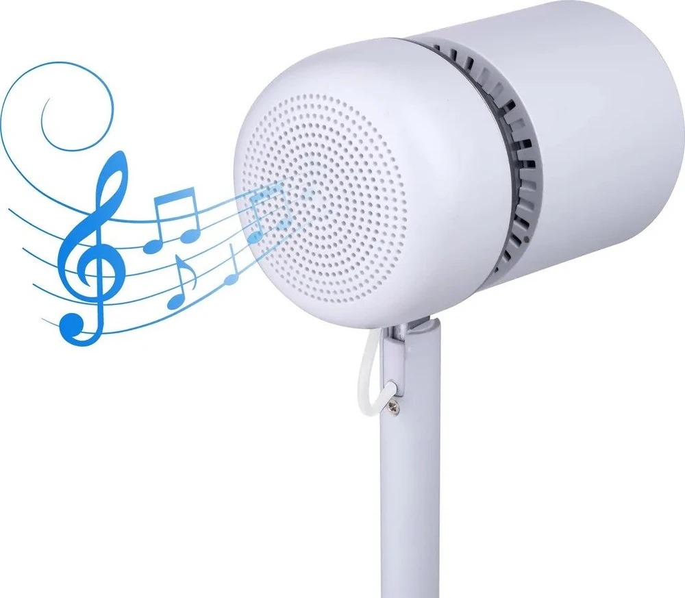 Stalinė lempa Grundig LED 3w1 G255 Įkroviklis do Telefonu Garsiakalbis Bluetooth Baltas