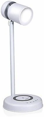Stalinė lempa Grundig LED 3w1 G255 Įkroviklis do Telefonu Garsiakalbis Bluetooth Baltas
