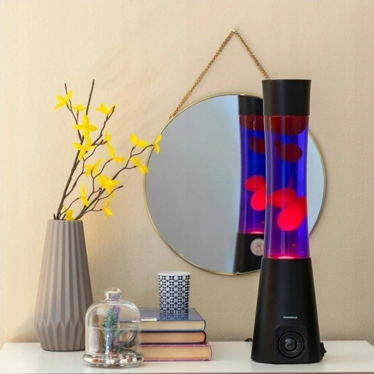 Stalinė lempa InnovaGoods InnovaGoods LAMPA LAVA Z GŁOŚNIKIEM Maglamp Juodas