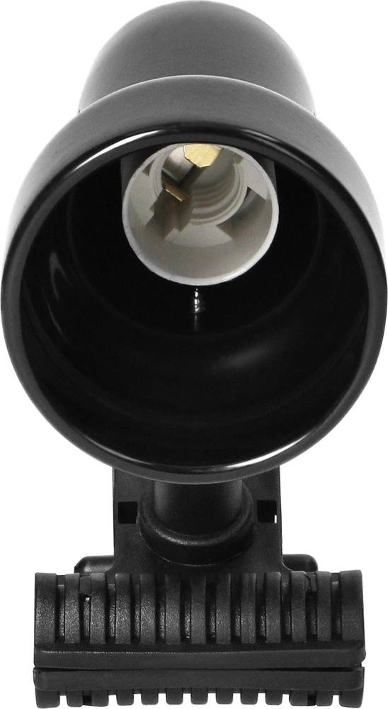 KELLY, stalinė lempa su spaustuku, 40 W, E14, plienas + plastikas, juoda
