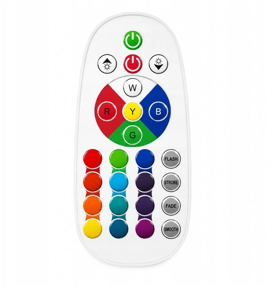Lean Lampka Dekoratyvinė naktinė LED RGB akvariumo lempa su žuvytėmis, 16 spalvų, USB, balta