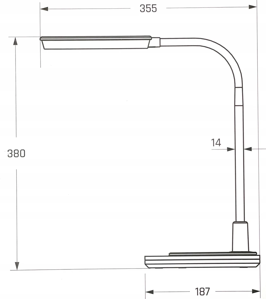 Maxcom LED stalinė lempa ML 3100 Porto Balta