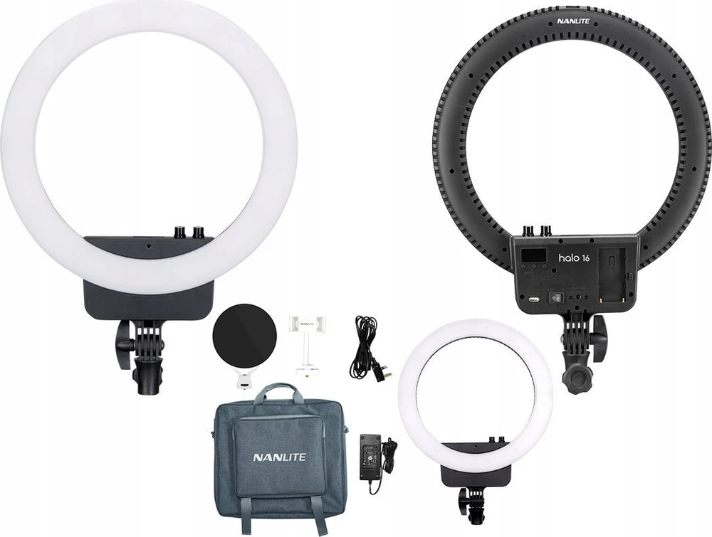 Nanlite halo16 LED žiedinė lemputė