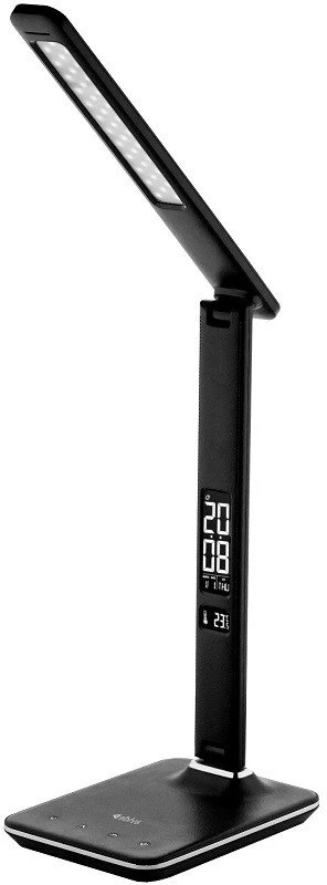Avide LED stalinis šviestuvas Office 6W LCD odos imitacija juodas