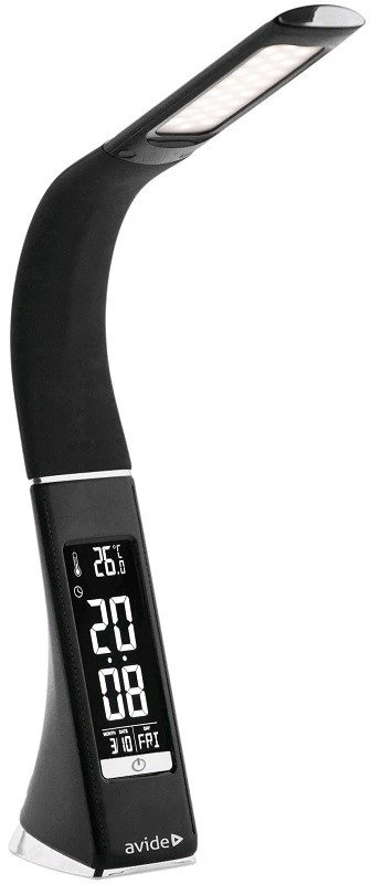Avide LED stalinis šviestuvas Business 6W LCD odos imitacija juodas