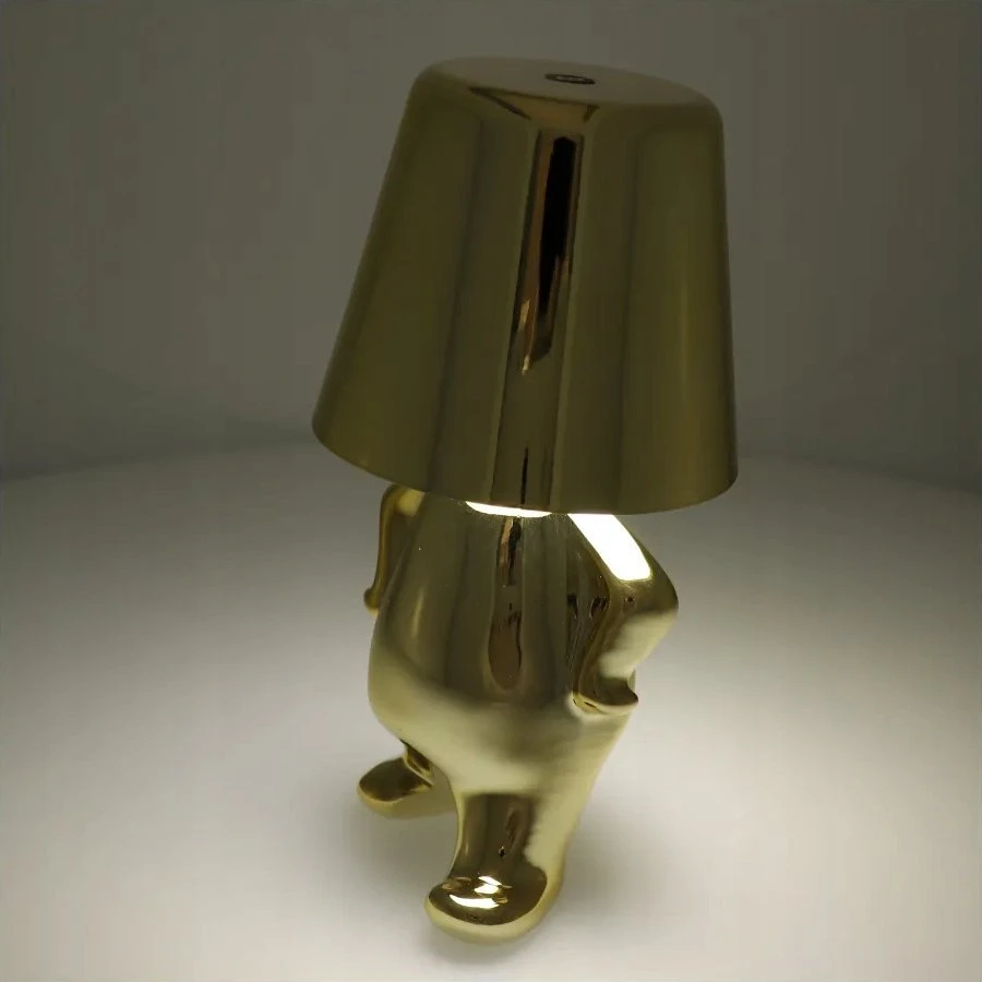 Oem Stalinis šviestuvas prie lovos GOLD MAN Art Deco stovimas (1 versija) MLTL