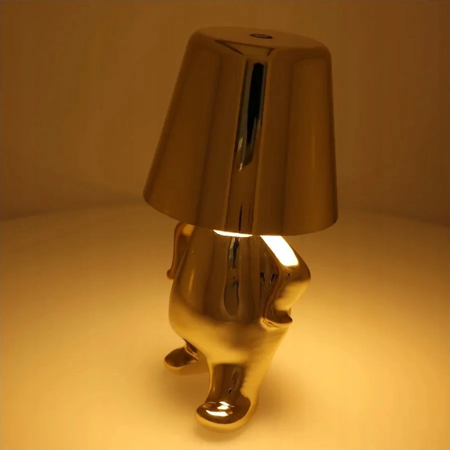 Oem Stalinis šviestuvas prie lovos GOLD MAN Art Deco stovimas (1 versija) MLTL