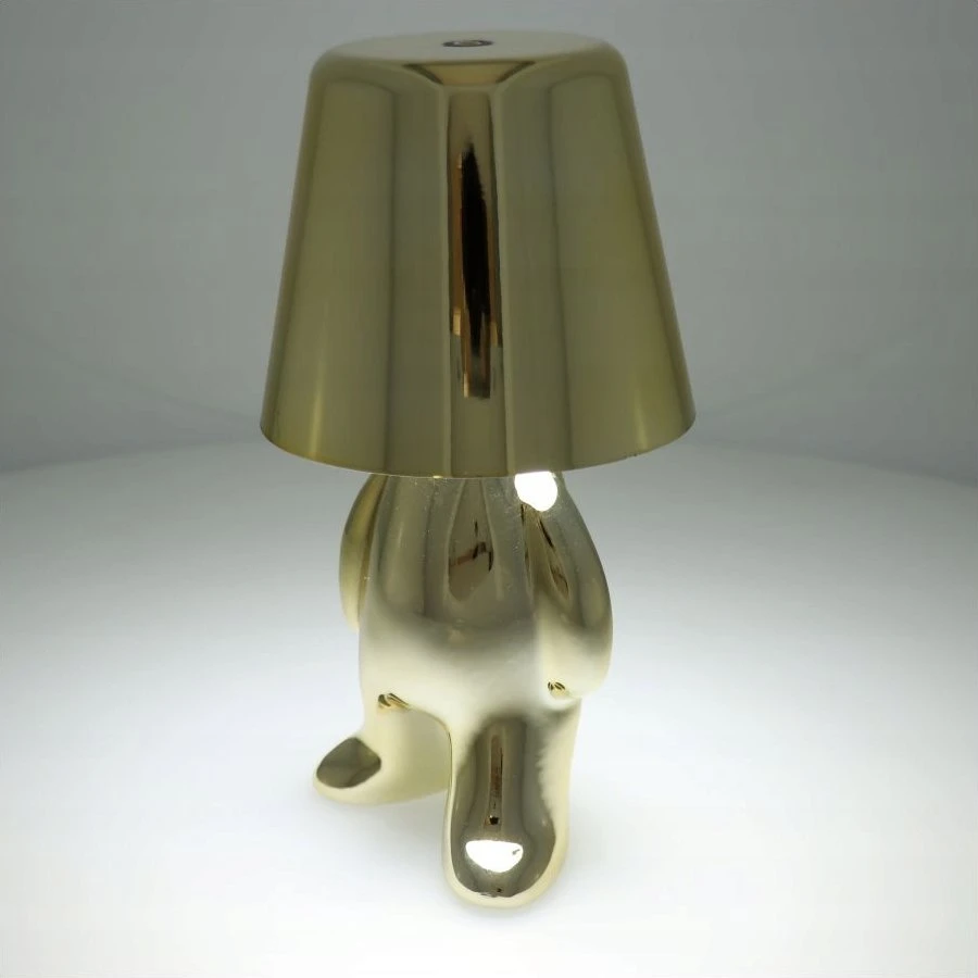 Oem Stalinis šviestuvas prie lovos GOLD MAN Art Deco stovimas (8 versija) MLTL