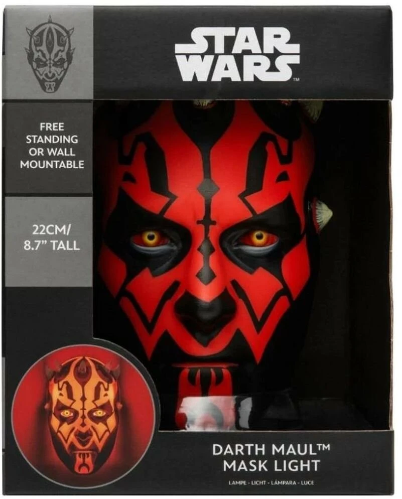 Paladone Žvaigždžių karai - Darth Maul kaukės šviesa