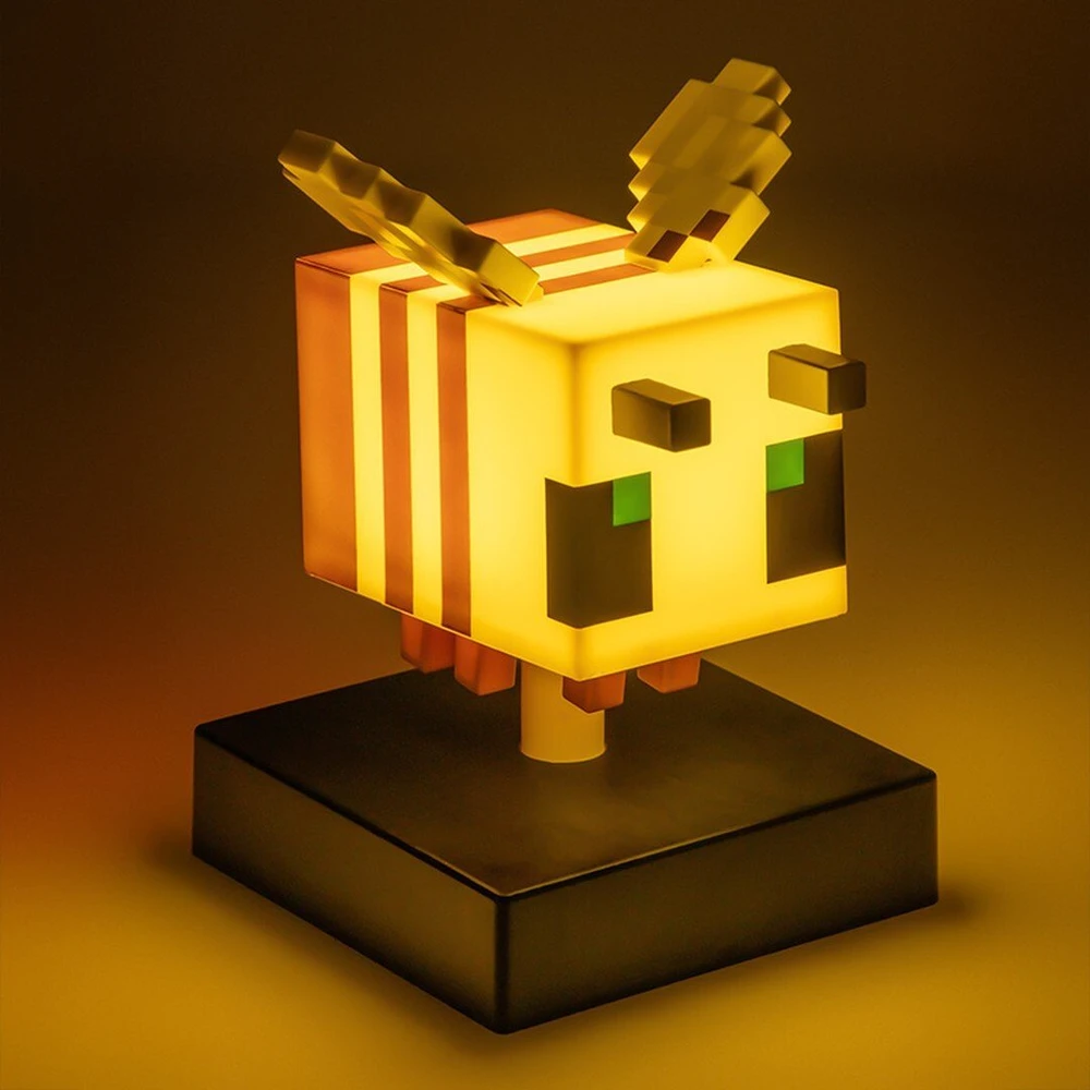 Paladone Minecraft Bee Icon Lempa