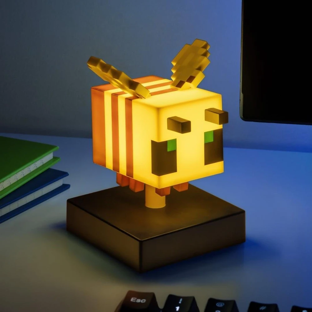 Paladone Minecraft Bee Icon Lempa