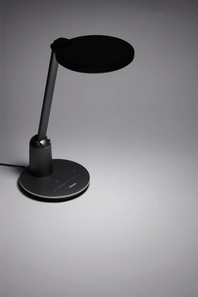 Philips LED Schreibtischleuchte Einstein 15W, 2800K-5100K, baltas