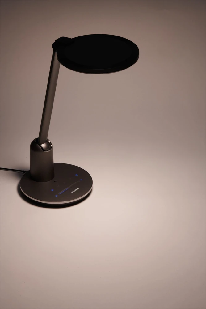 Philips LED Schreibtischleuchte Einstein 15W, 2800K-5100K, baltas