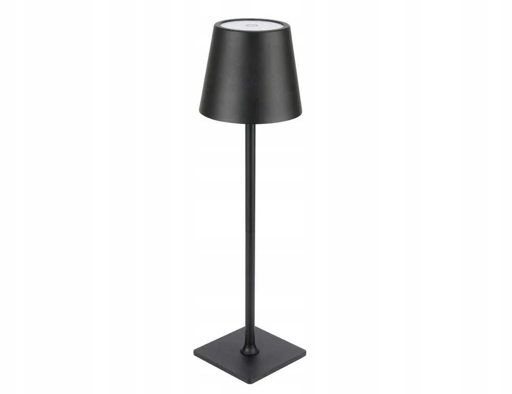 Led Line Lite Įkraunama stalinė lempa TAZA 3.5W 400lm CCT IP54 juoda 2x2000mAh 4in1 LITE
