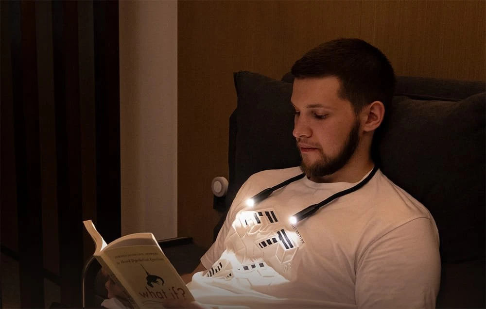 Skaitymo lempa „Yeelight“ LED kaklo knygos lemputė