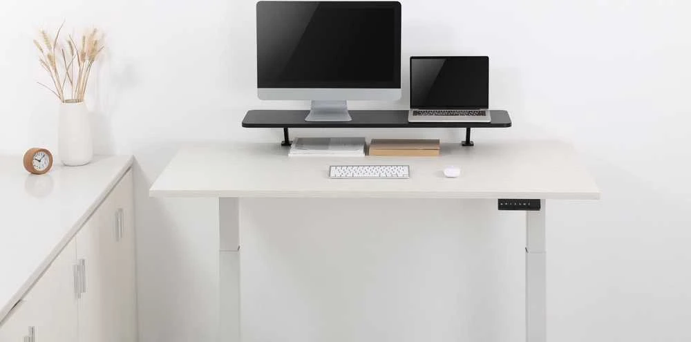 MOZOS CLAMP DUAL RISER PÓŁKA POD DWA MONITORY